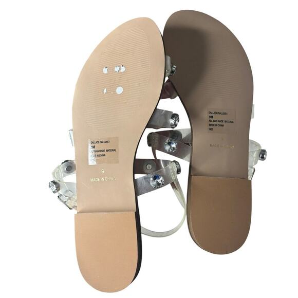 Steve Madden Dallace Jewel Embellished Slingback Sandal Size 9 - Picture 3 of 3